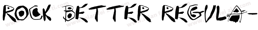 Rock Better Regula字体转换